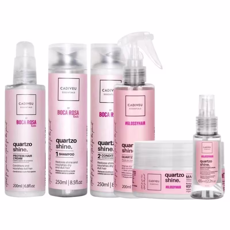 Cadiveu Boca Rosa Hair Quartzo Full Kit (6 Produtos)