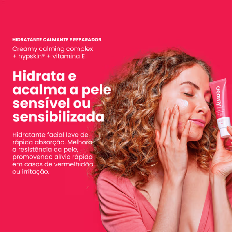 Kit Creamy Skincare Emulsão de Limpeza Calming Cream Corporal (3 produtos)