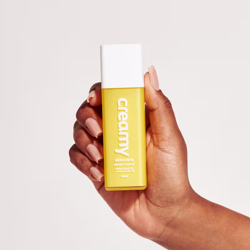 Kit Creamy Skincare Emulsão de Limpeza Lático FPS60 Protetor Solar (3 produtos)