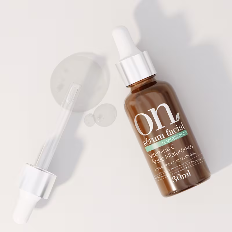 Sérum Facial Revitalizante Orgânico Natural 30mL