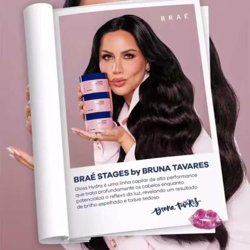 Shampoo Braé Stages by Bruna Tavares Gloss Hydra 1 Litro