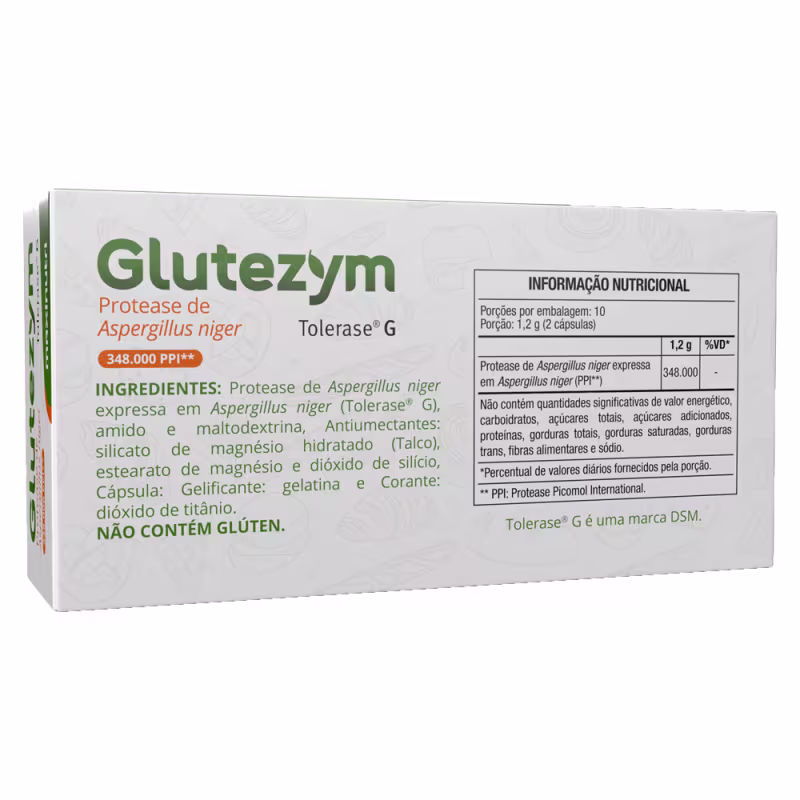 Kit 2 Glutezym Auxilia Digestão do Glúten Maxinutri 20 Caps