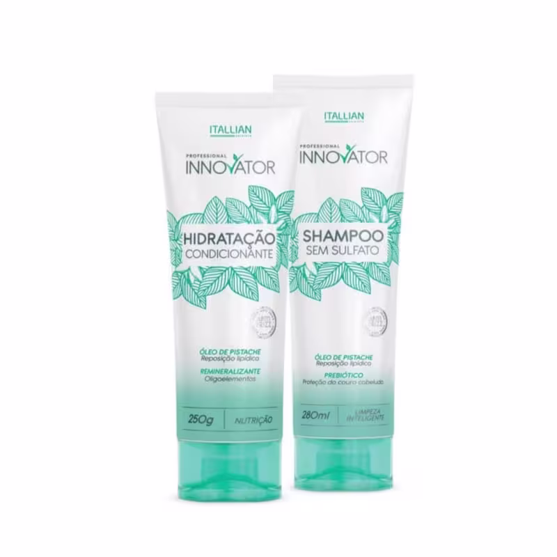 Kit Itallian Innovator Home Care Shampoo 280ml + Hidratação Condicionante 250g