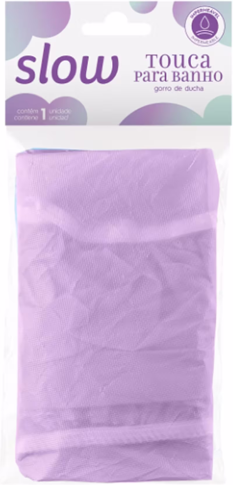 Touca para Banho Linha Slow Lanossi Beauty & Care Proteção Capilar Reutilizável
