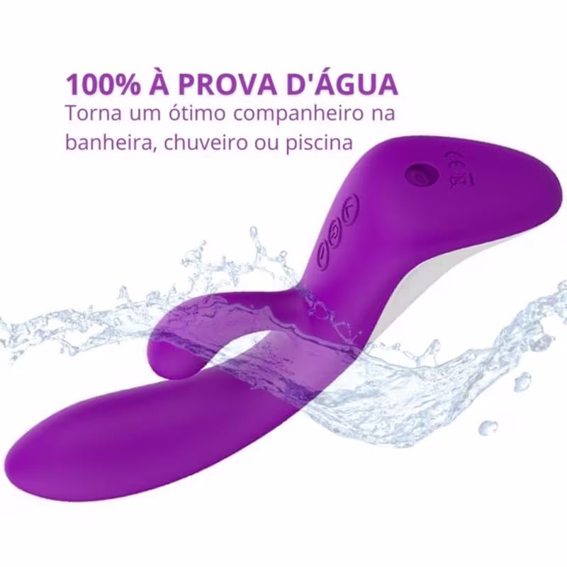 Muse Vibrador Ponto G e Clitóris Rabbit Movimento de Dedo Formato Anatômico Demons S-Hande em Silicone Recarregável