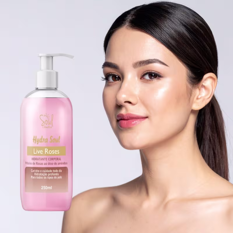 Hidratante Corporal Hydra Soul Live Roses - Soul Cosméticos 250ml