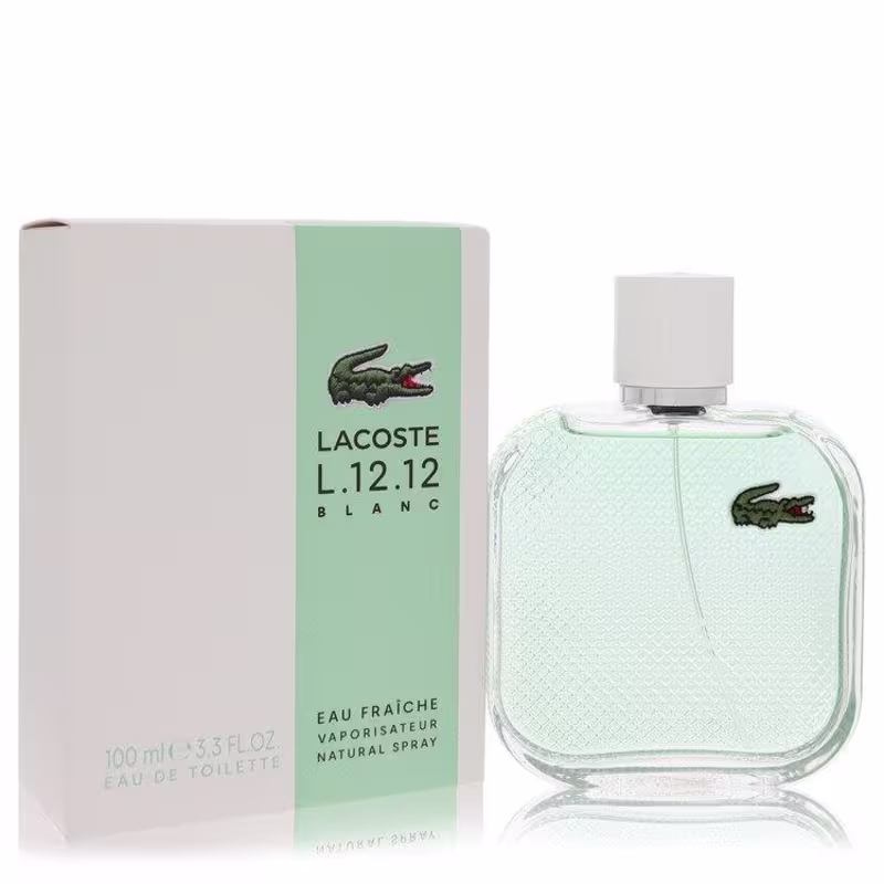 Perfume Masculino Lacoste Eau De L.12.12 Blanc Fraichie Toilette 100 Ml