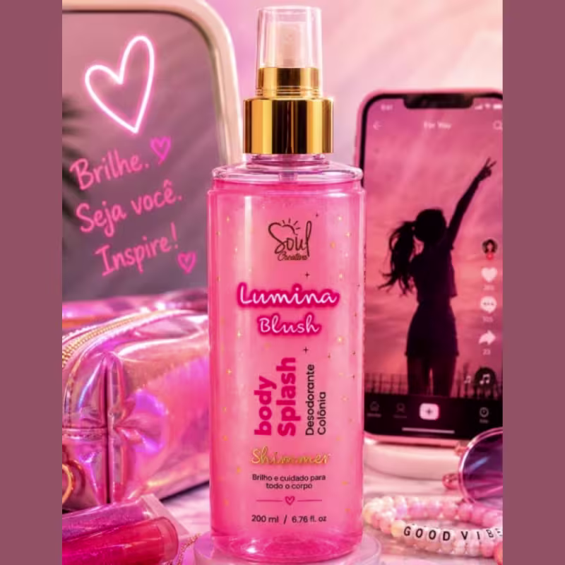 Body Splash Lumina Blush 200ml Soul