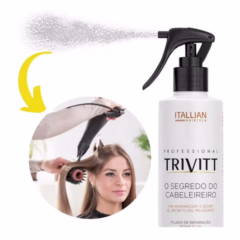 Trivitt O Segredo do Cabeleireiro 300ml – Reconstrução Capilar Instantânea Profissional