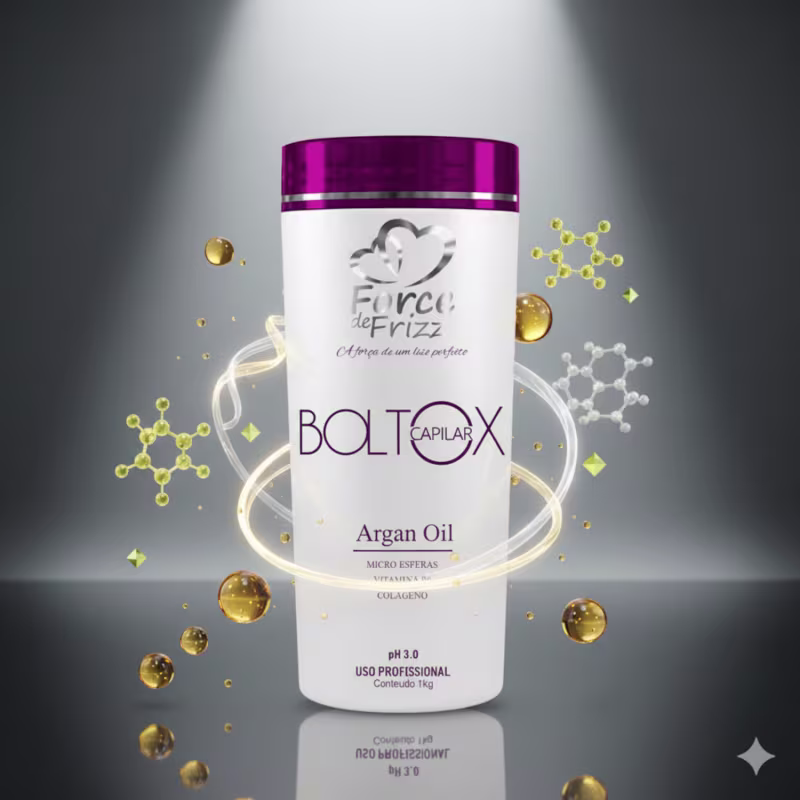 Máscara Capilar Profissional Boltox Capilar Argan Oil - Force Cosméticos 1Kg