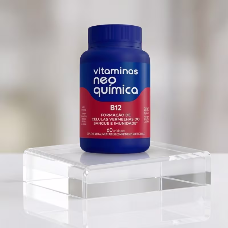 Vitamina B12 Neo Química 60/c Mastigáveis