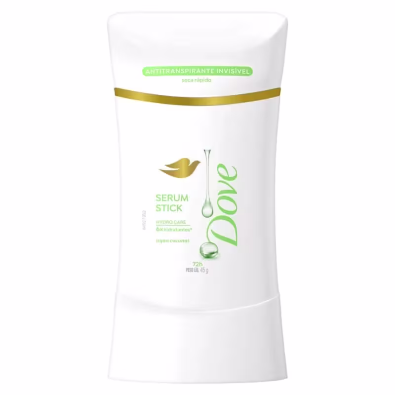 Desodorante Antitranspirante 72h Dove Stick Aqua Coconut 45g Aqua Coconut