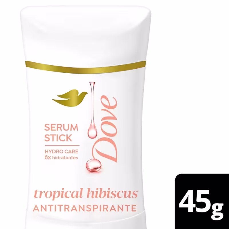 Desodorante Dove Stick Invisível 72h Tropical Hibiscus 45g Tropical Hibiscus