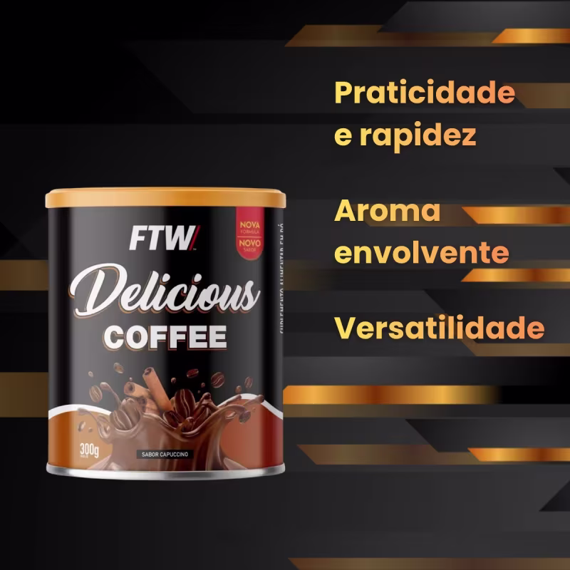 Delicious Coffee Sabor Capuccino - 300G