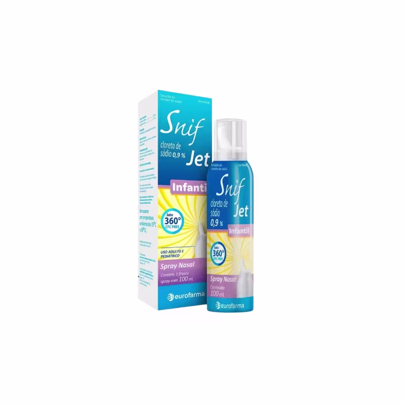 Snif Jet Infantil 0,9% Eurofarma - 100ML