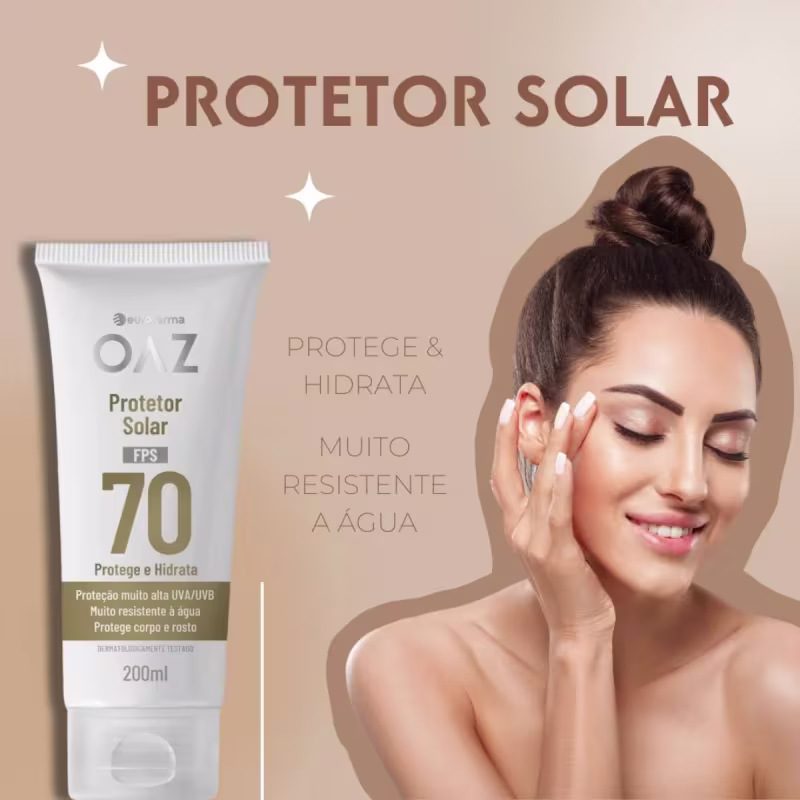 OAZ Protetor Solar Facial Fps70 - 40ml
