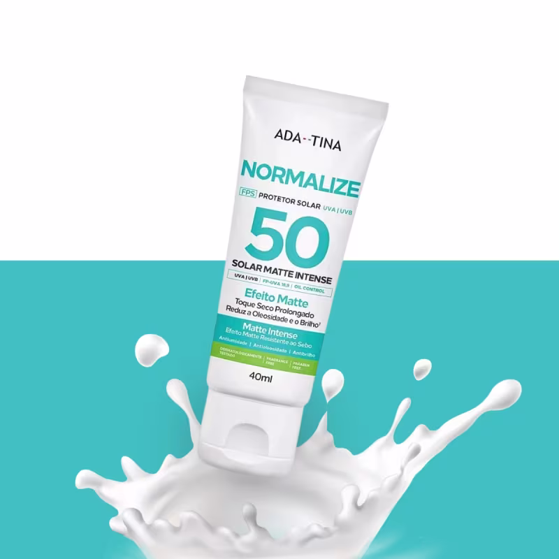 Normalize Protetor Solar Matte Intense Fps50 Ada Tina 40ml