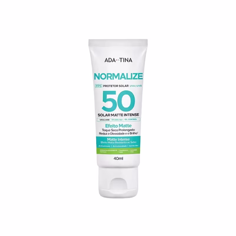 Normalize Protetor Solar Matte Intense Fps50 Ada Tina 40ml