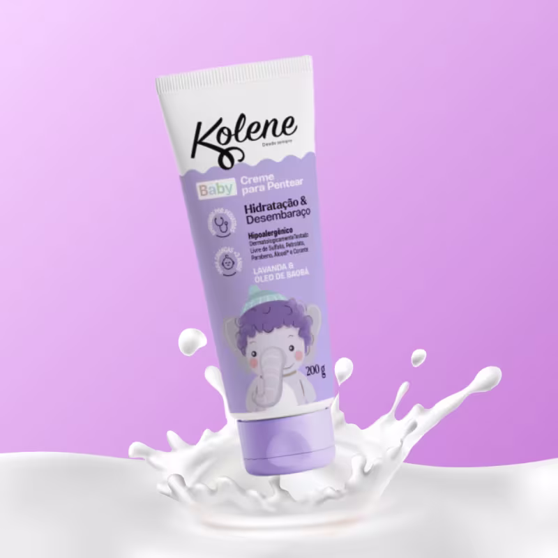 Creme Para Pentear Baby Lavanda & Óleo de Baoba Kolene 200g