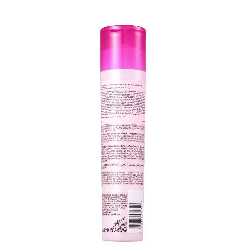 Schwarzkopf Professional BC Bonacure pH 4.5 Color Freeze Micellar - Shampoo sem Sulfato 250ml