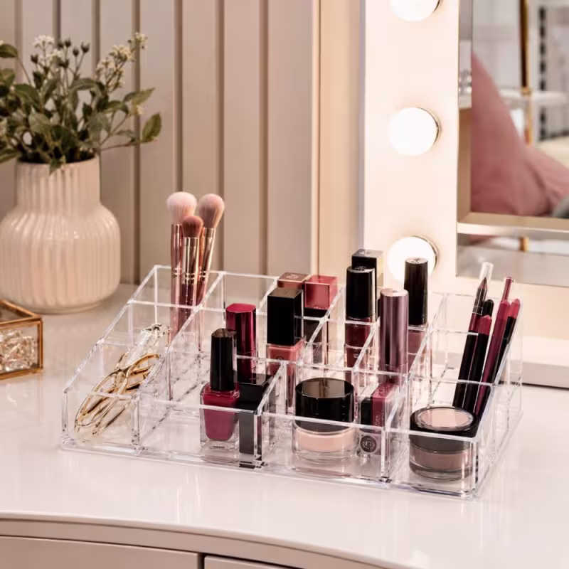 Organizador de Cosméticos Ricca com 15 Divisórias Cod.3333