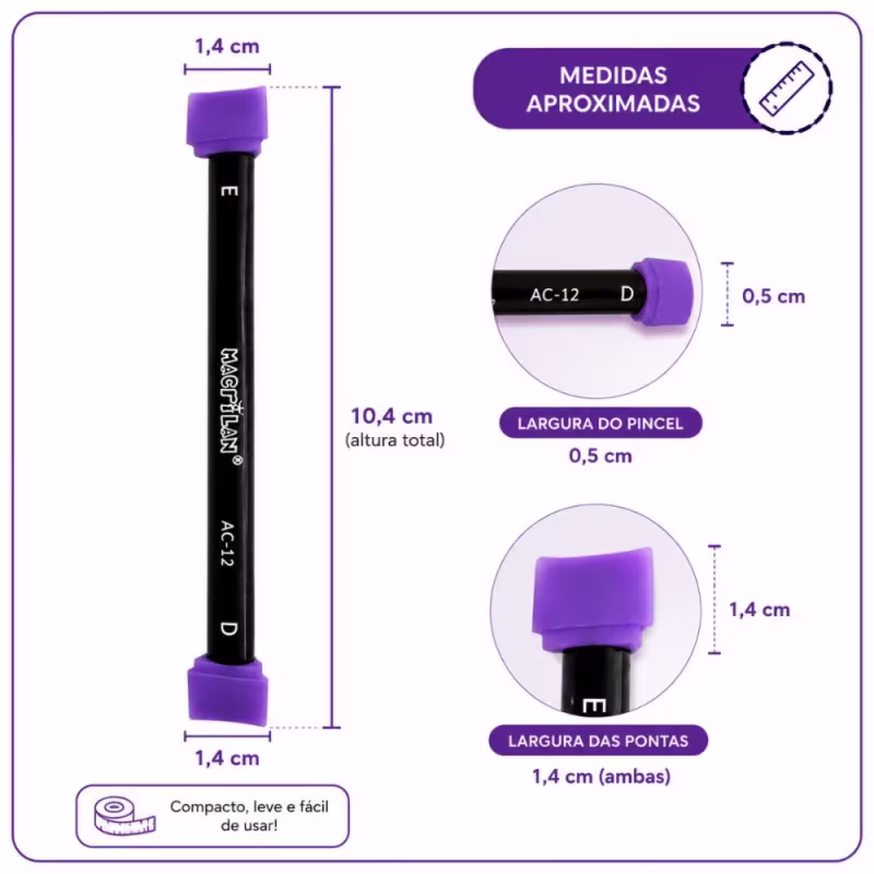 Macrilan Carimbo Especial Para Delinear Ac12
