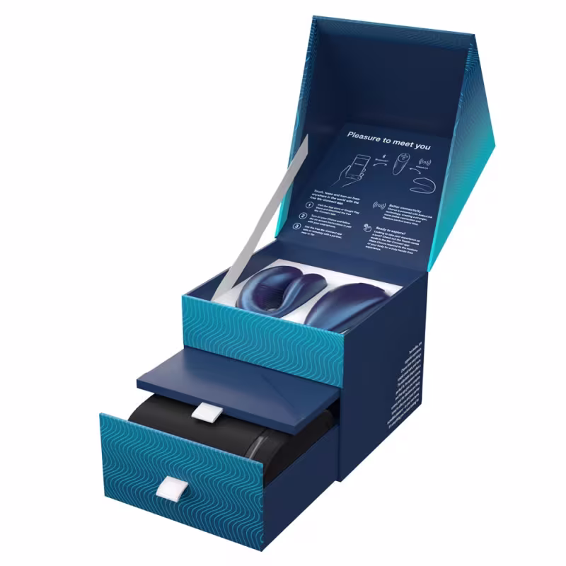 We-Vibe Chorus Vibrador de Casal com Controle Remoto e Aplicativo - Cosmic Blue