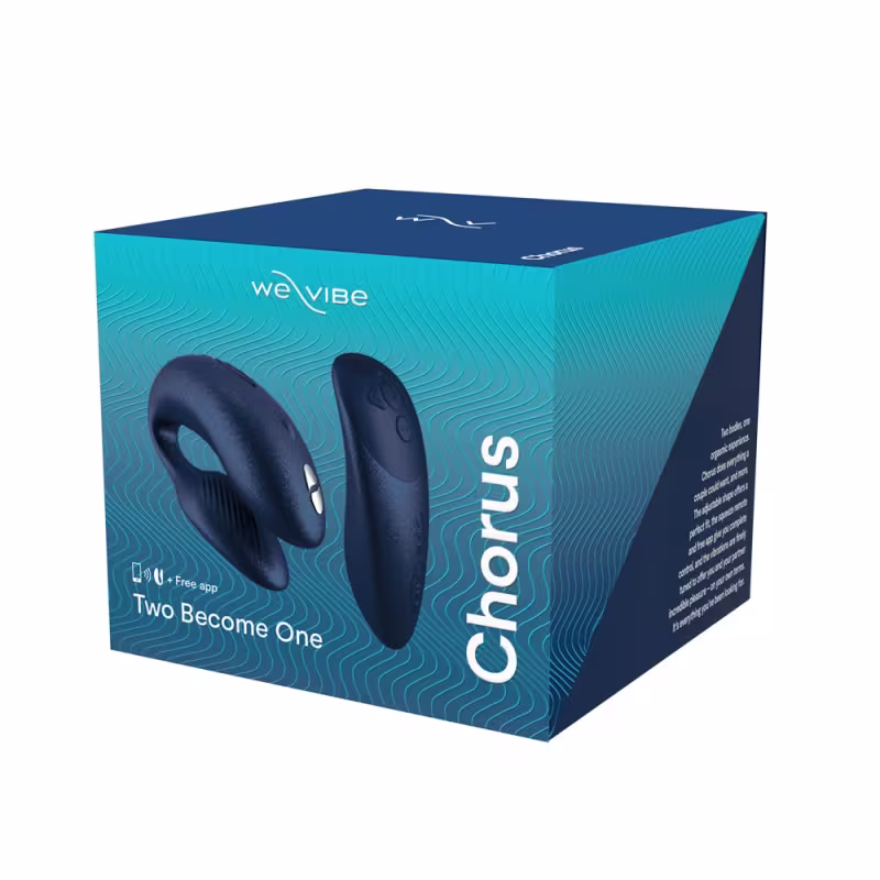 We-Vibe Chorus Vibrador de Casal com Controle Remoto e Aplicativo - Cosmic Blue