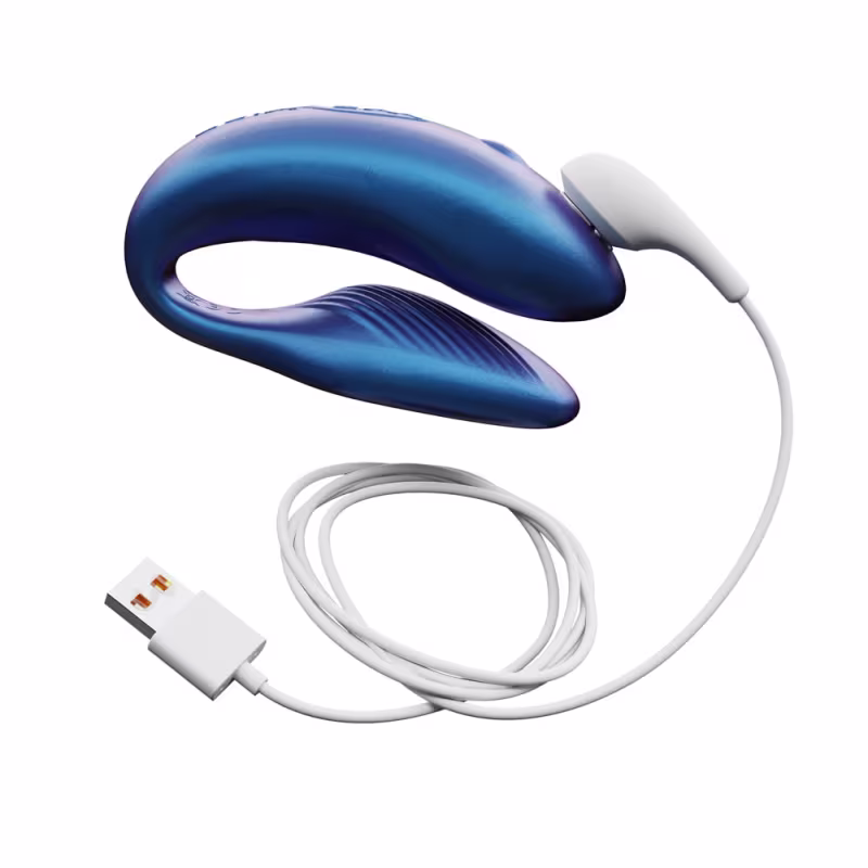 We-Vibe Chorus Vibrador de Casal com Controle Remoto e Aplicativo - Cosmic Blue