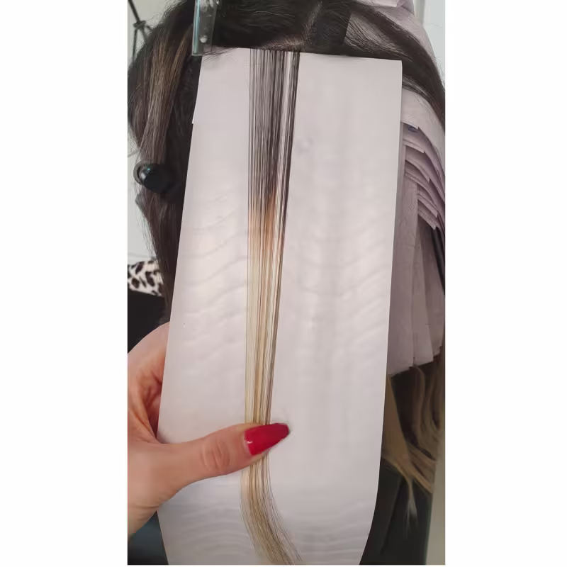 Papel para Mechas Multicolors Vermelho 11x47 50fls 56g