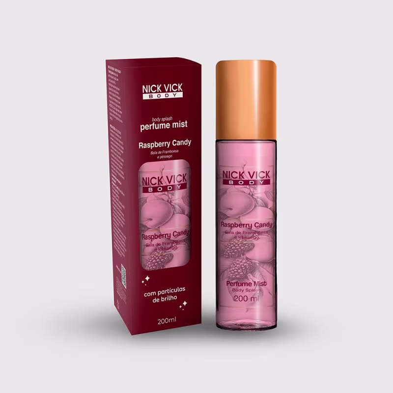 Body Splash Nick & Vick Body Raspberry Candy, 200ml.