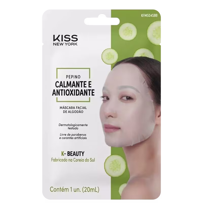 Kiss New York Pepino - Máscara Calmante 20ml