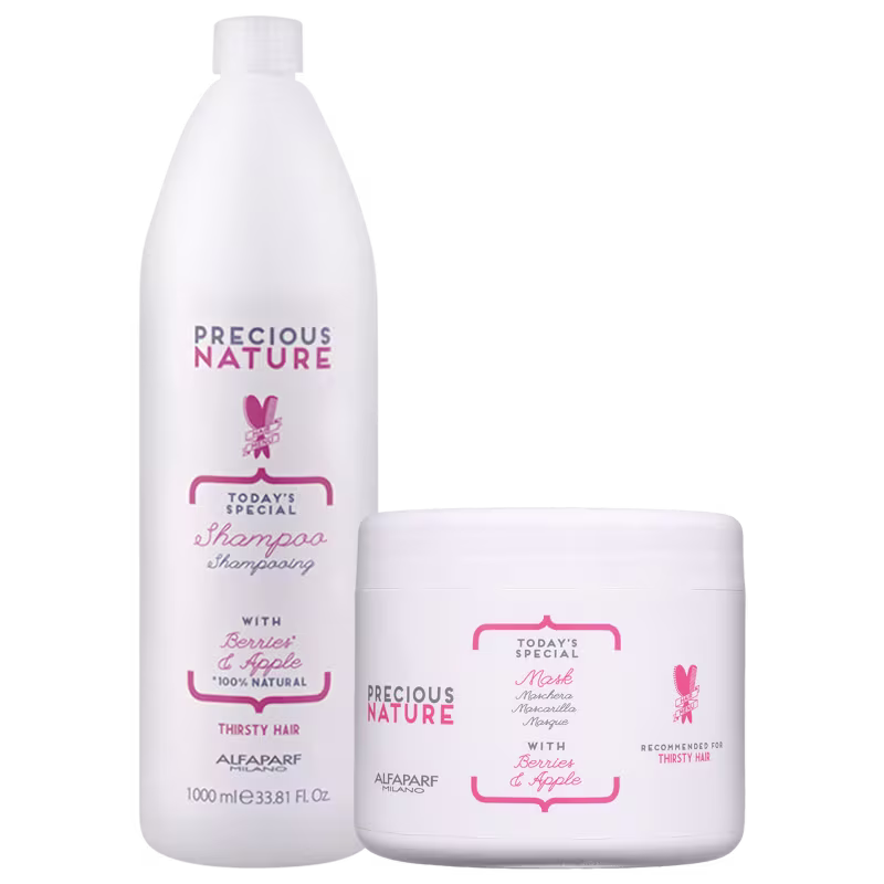 Kit Alfaparf Precious Nature Thirsty Hair Salon Duo (2 Produtos)