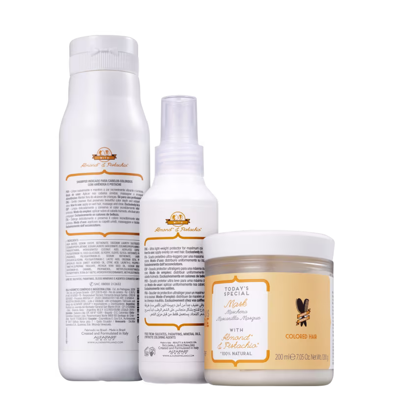 Kit Alfaparf Precious Nature Colored Hair Trio (3 Produtos)