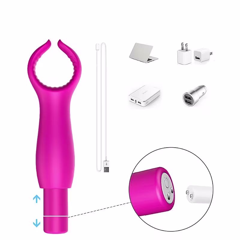 Vibrador Multifuncional 9 modos de vibração - Pink