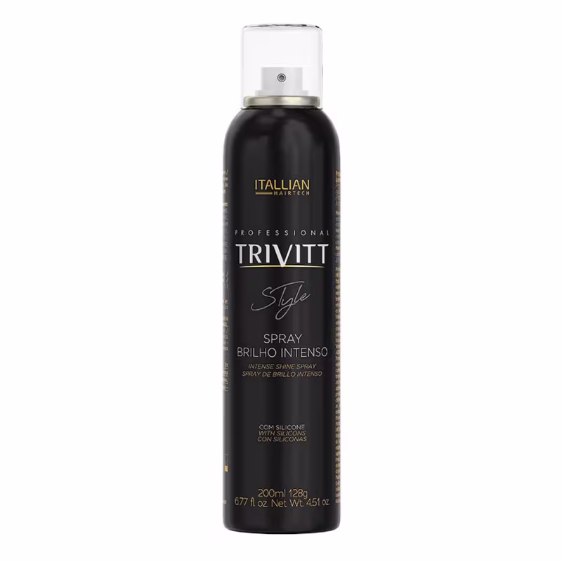 Trivitt Máscara Hidratação Intensiva 1Kg + Spray de Brilho 200ml – Nutrição e Luminosidade Profunda