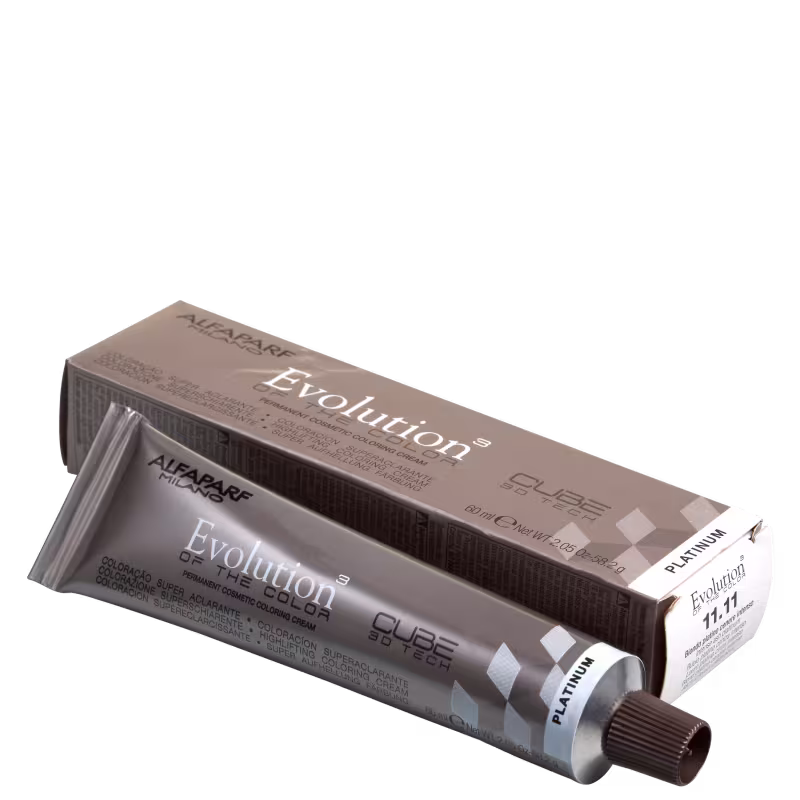 Alfaparf Evolution Of The Color Platinum 11.11 Louro Platina Cinza Intenso - Coloração Clareadora 60ml