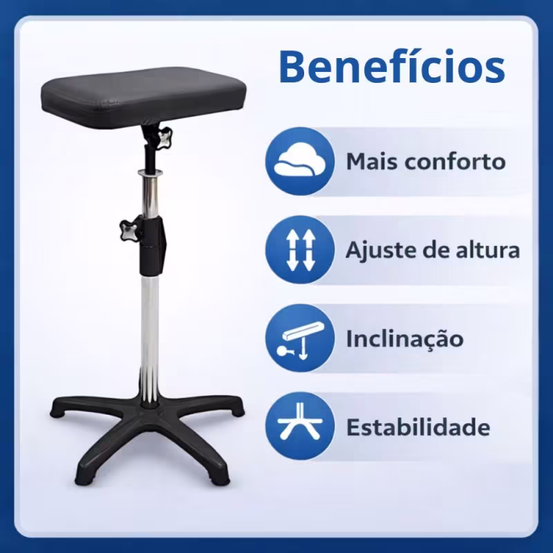 Apoio de Braço Dompel Revolution Tatoo Preto Ref. 670