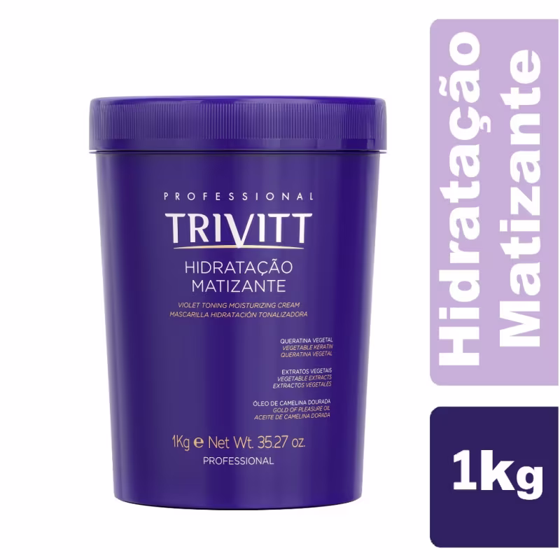 Kit Trivitt Profissional Hidratação Intensiva + Matizante Capilar (4 Itens)