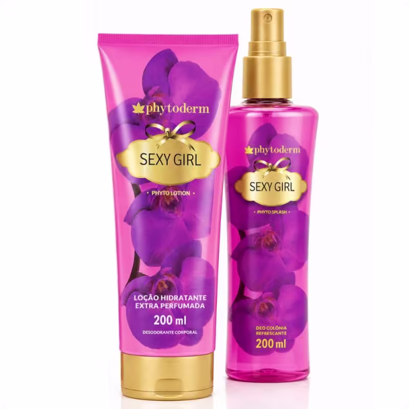 Kit Phytoderm Sexy Girl: 1 Body Splah Colônia e 1 Hidratante