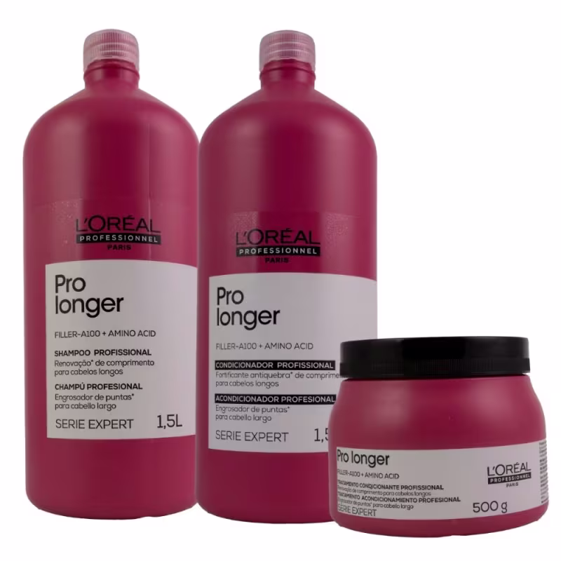 LOréal Serie Expert Pro Longer Kit Salão (3 Produtos)