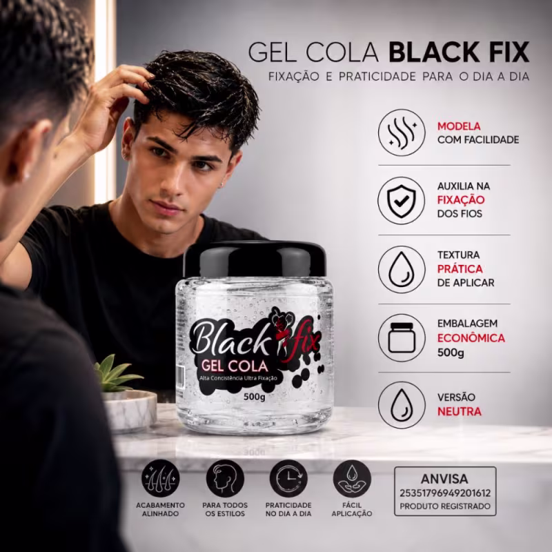 Gel Cola Black Fix 500g