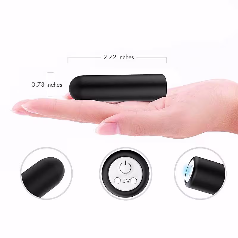 Vibrador Bullet Recarregável Ultra Forte com Controle Remoto Seed S-Hande Pink