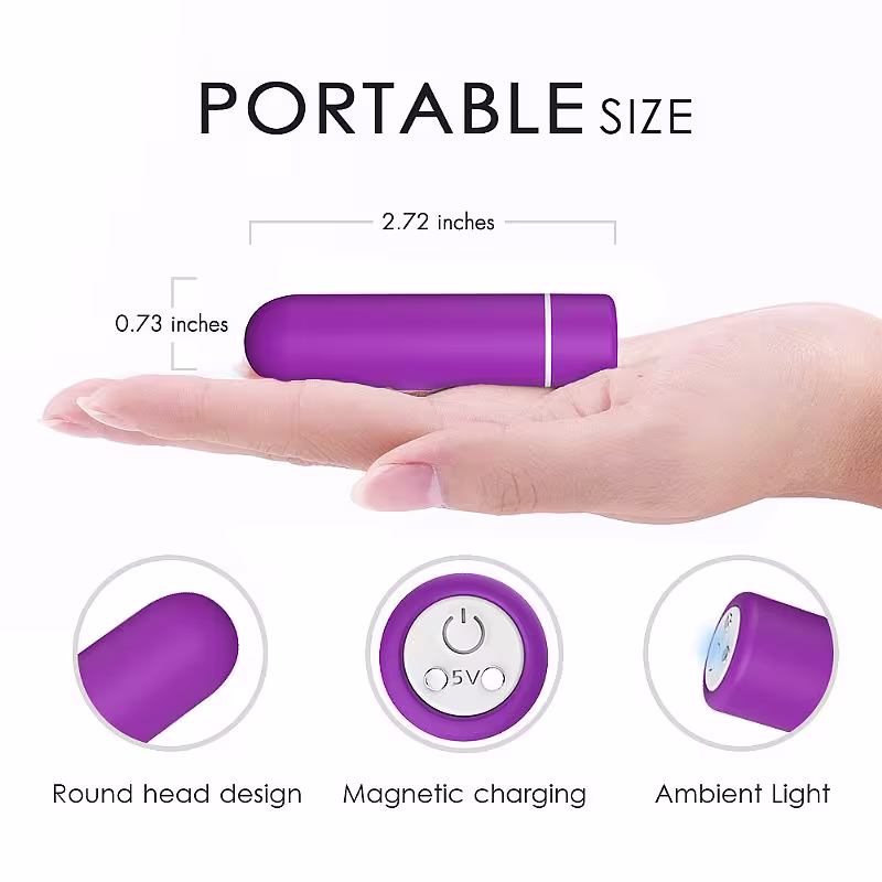 Vibrador Bullet Recarregável Ultra Forte com Controle Remoto Seed S-Hande Pink