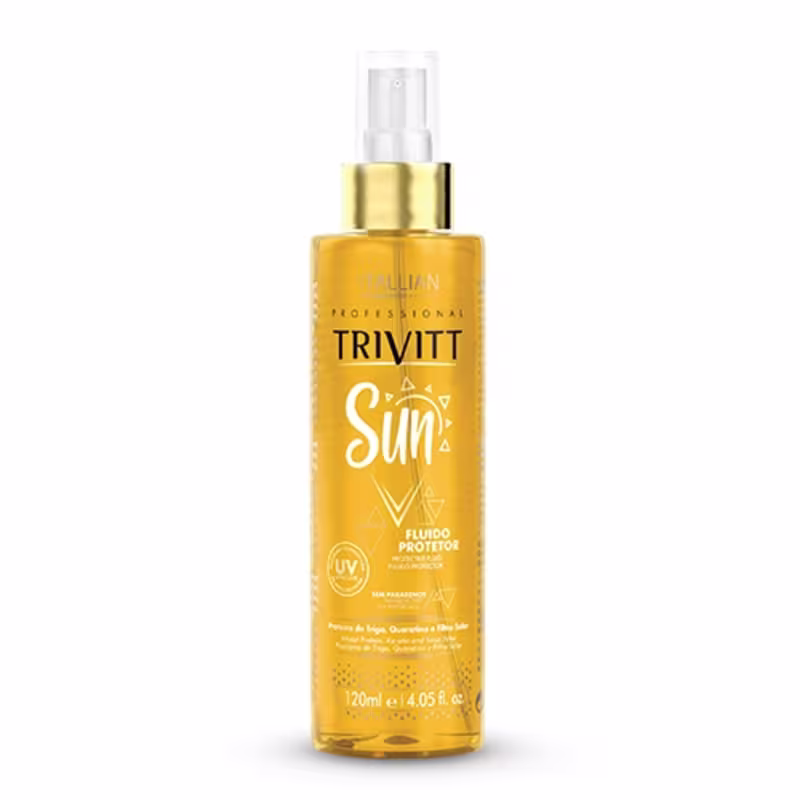 Kit Trivitt Profissional Finalizadores com Fluido Matizante + Protetor Solar Capilar Trivitt Sun UV