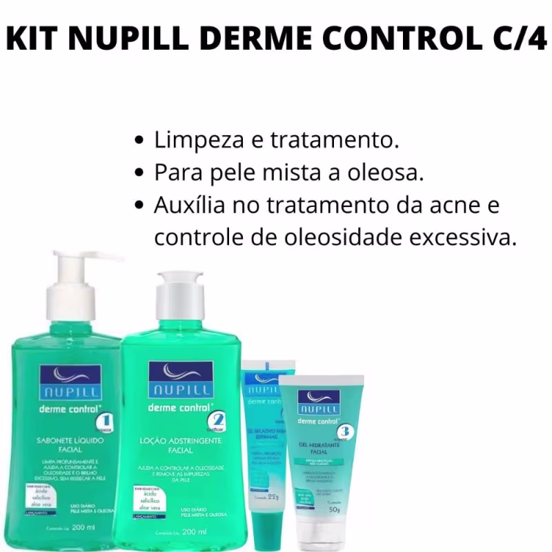Kit Nupill Derme Control C/4