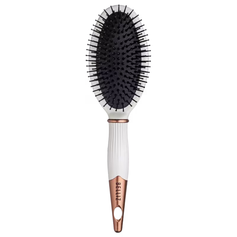Belliz Golden White Oval - Escova de Cabelos
