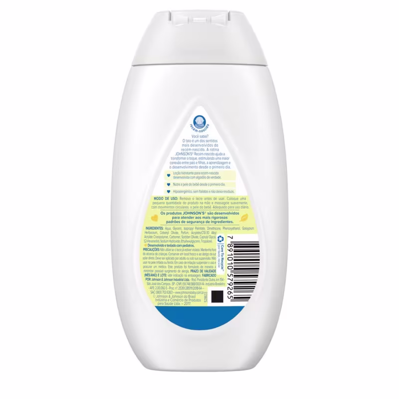 Johnson's Baby Recém-Nascido - Loção Hidratante Corporal 200ml