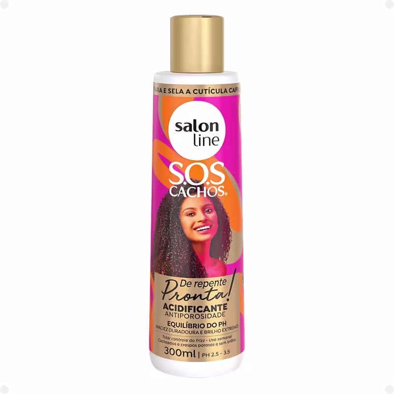 Acidificante Antiporosidade Salon Line Sos Cachos De Repente Pronta! 300ml