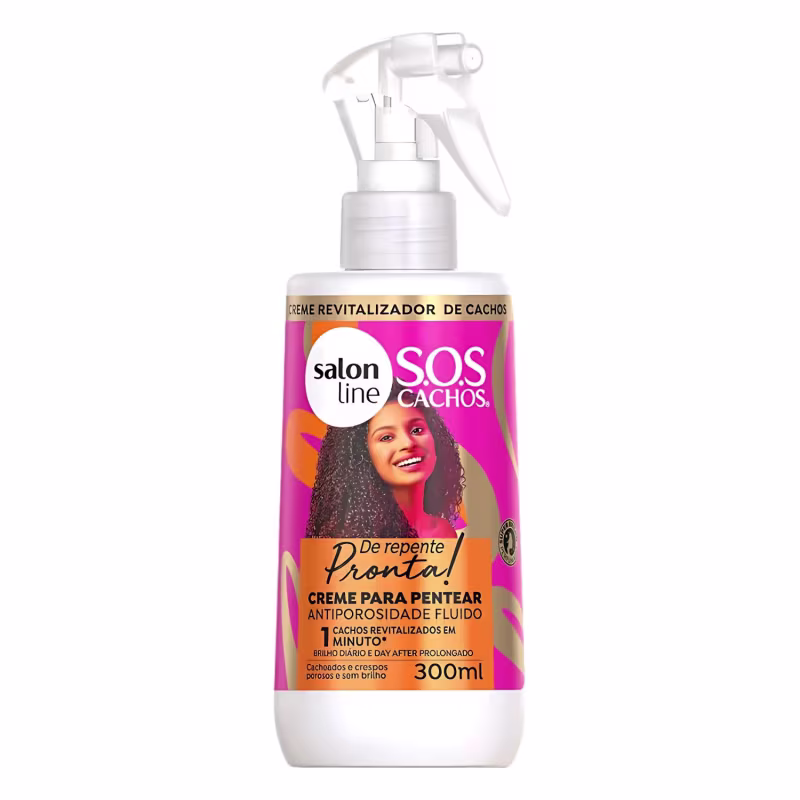 Creme para pentear Shampoo Salon Line Sos Cachos De Repente Pronta! 300ml